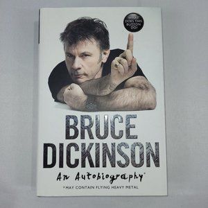 Iron Maiden Bruce Dickinson What Does This Button Do Book Autobiography